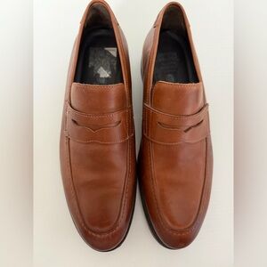 Johnston & Murphy Brown Leather Slip-Ons
